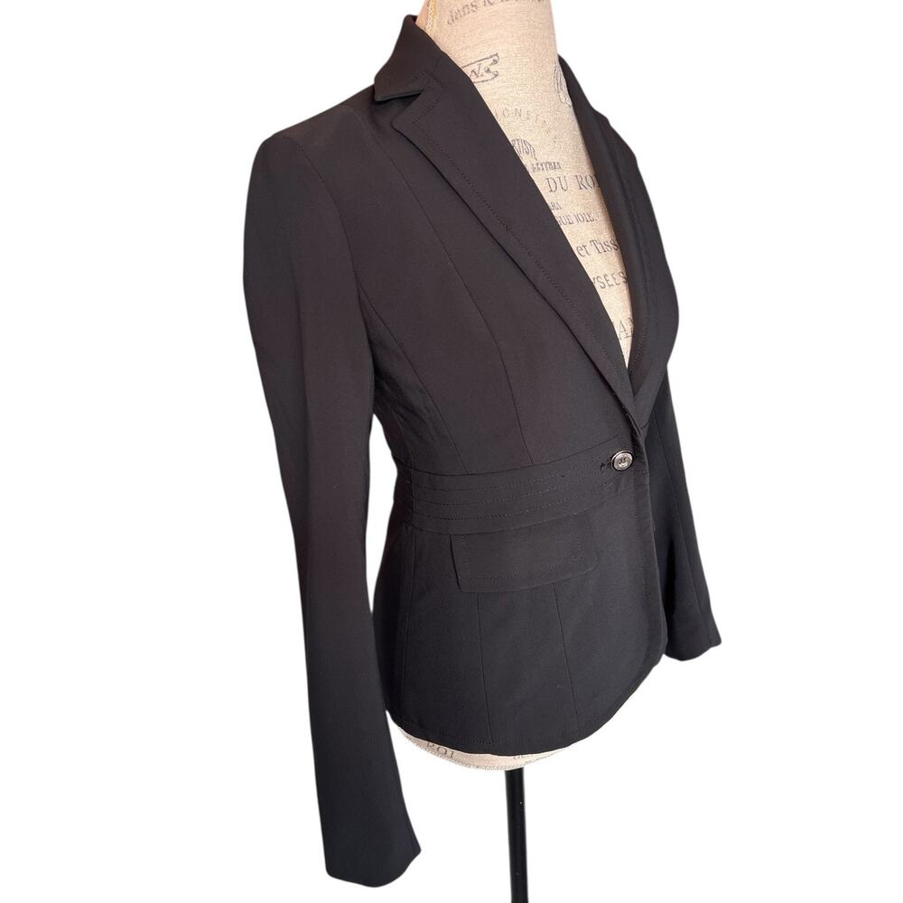 7th Avenue Women’s Black Tailored Blazer – One Button – Workwear – Size 0 - Picture 2 of 8